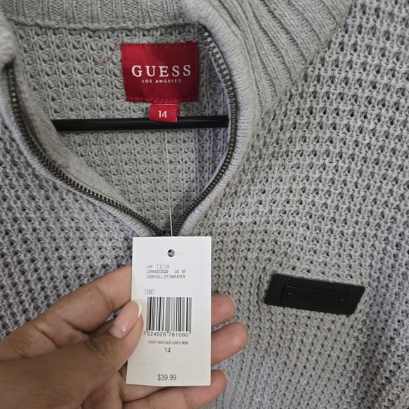 Guess Gray and Black Knit Cardigan - Picture 6 of 7